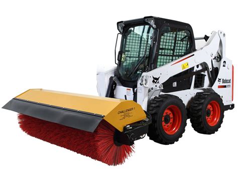 skid steer loader attachment sweeper|street sweeper attachment for bobcat.